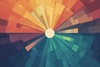 A colorful wheel